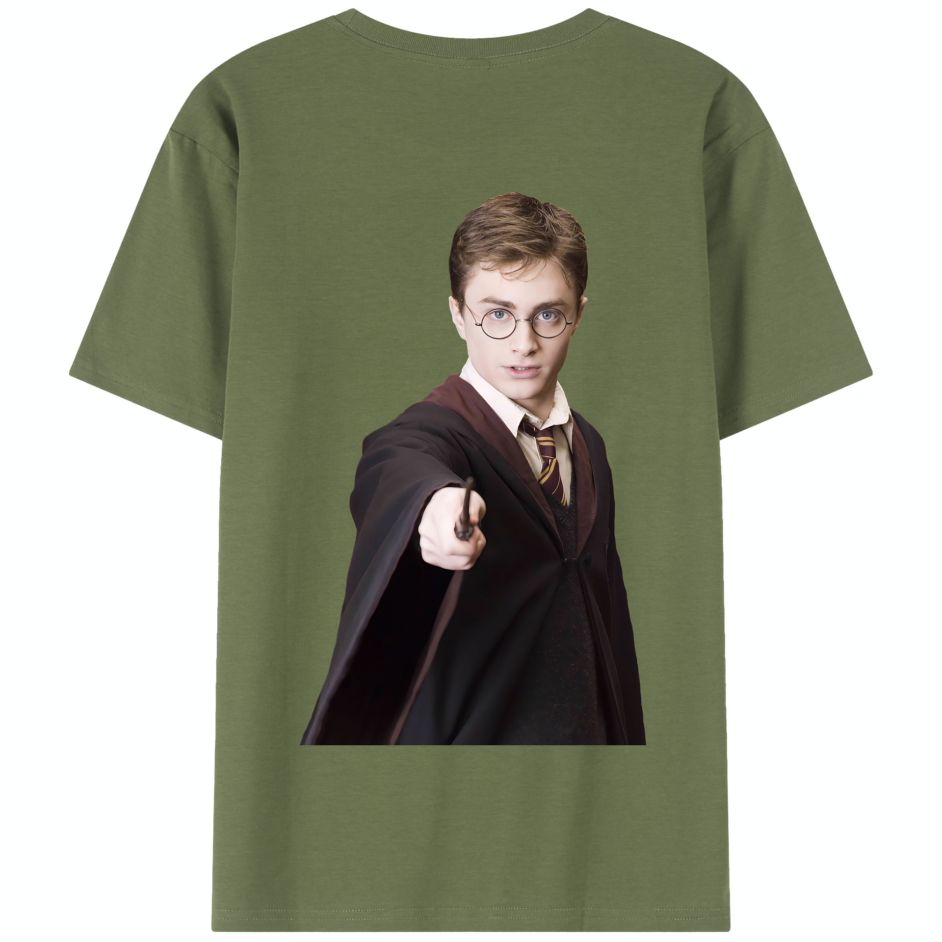 （画像用） Harry Potter ハリー・ポッターシリーズ 綿100％半袖Tシャツ（背面プリント）
